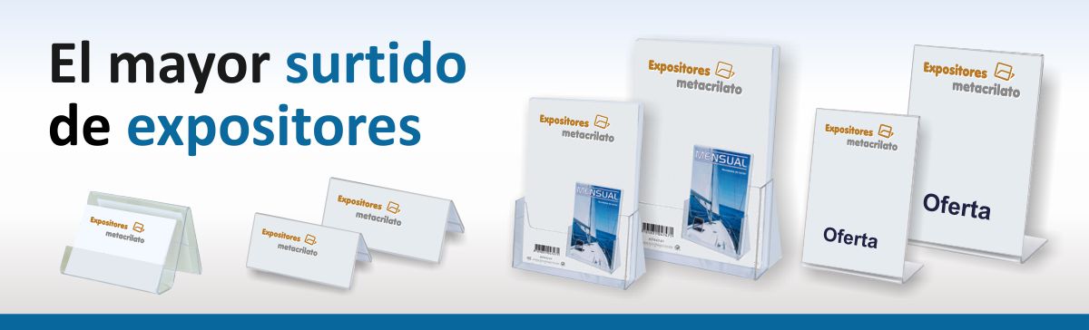 Tienda online de expositor de metacrilato