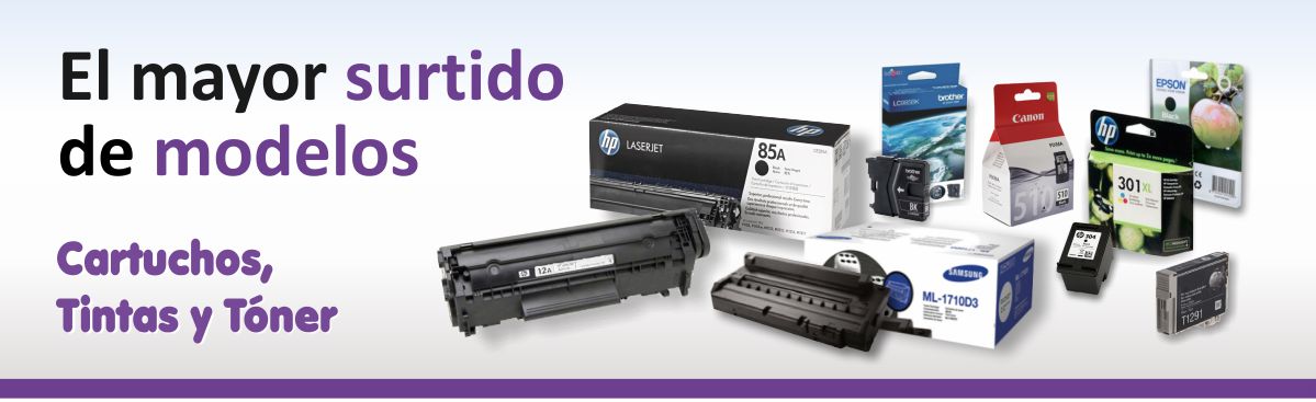 los modelos de cartuchos de tinta y toner que necesitas