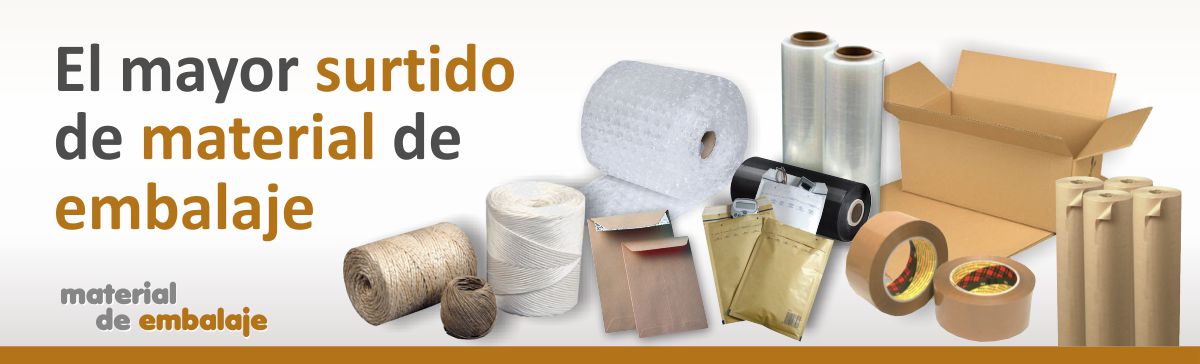 Tienda online material de embalaje barato con novedades